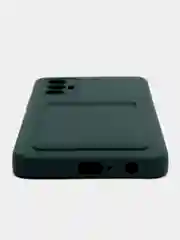 Тёмно-зелёный чехол для Tecno Spark 9 Pro, Camon 19/19 Pro, Tecno Pova 3, с отделением для карты