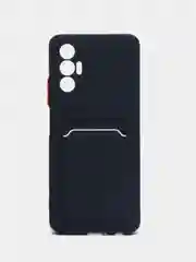 Темно-синий чехол для Tecno Spark 9 Pro, Camon 19/19 Pro, Tecno Pova 3, с отделением для карты