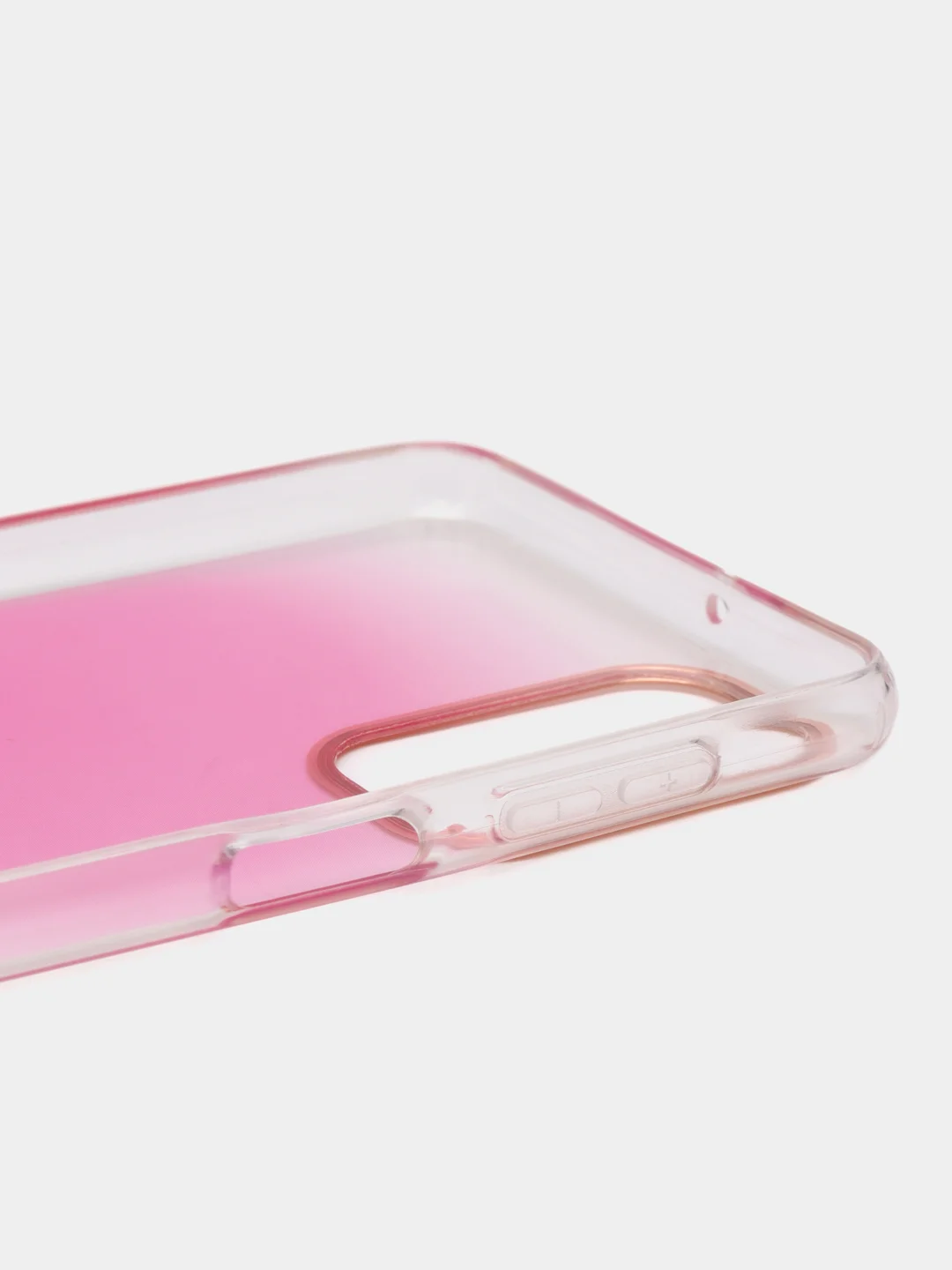 Фуксия силиконовый чехол Samsung M52 рисунком,из органического стекла