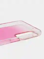 Фуксия силиконовый чехол Samsung M52 рисунком,из органического стекла
