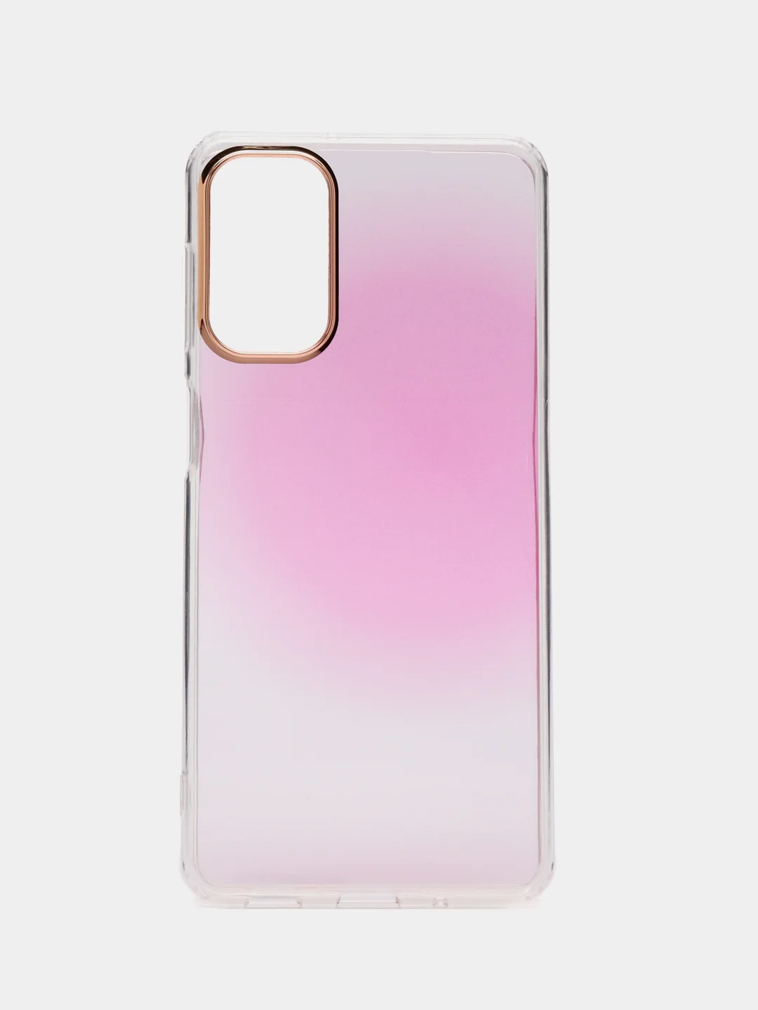 Фуксия силиконовый чехол Samsung M52 рисунком,из органического стекла