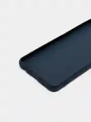 Синий силикон матовый чехол для Samsung A03, A23, A33, A53, A73, A22, S21FE с защитой камеры