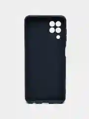 Синий силикон матовый чехол для Samsung A03, A23, A33, A53, A73, A22, S21FE с защитой камеры