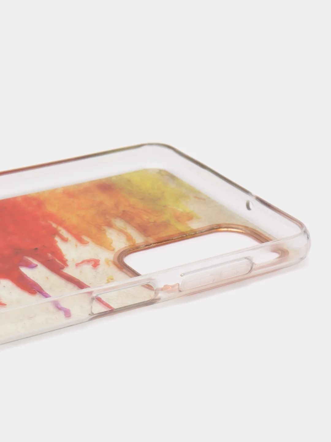 Темно-синий силиконовый чехол Samsung M52 рисунком,из органического стекла