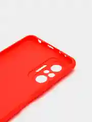 Красный силикон матовый чехол для Xiaomi Redmi Note 10 Pro, Note 10, 10s, Redmi 9 с защитой камеры