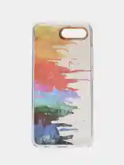 Темно-синий силиконовый чехол с защитой камеры для Honor 10 с рисунком,из органического стекла
