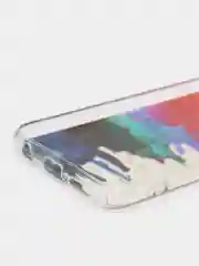 Темно-синий силиконовый чехол с защитой камеры для Honor 10 с рисунком,из органического стекла