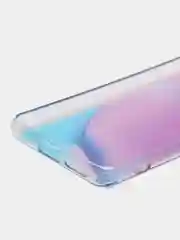 Лавандовый силиконовый чехол Mi 11t рисунком,из органического стекла