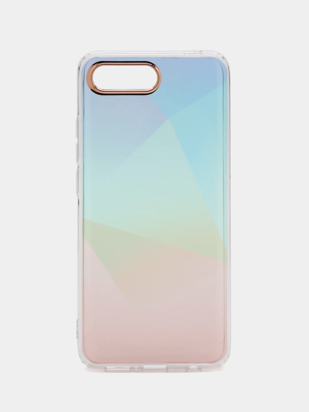 Мятный силиконовый чехол с защитой камеры для Honor 10 с рисунком,из органического стекла