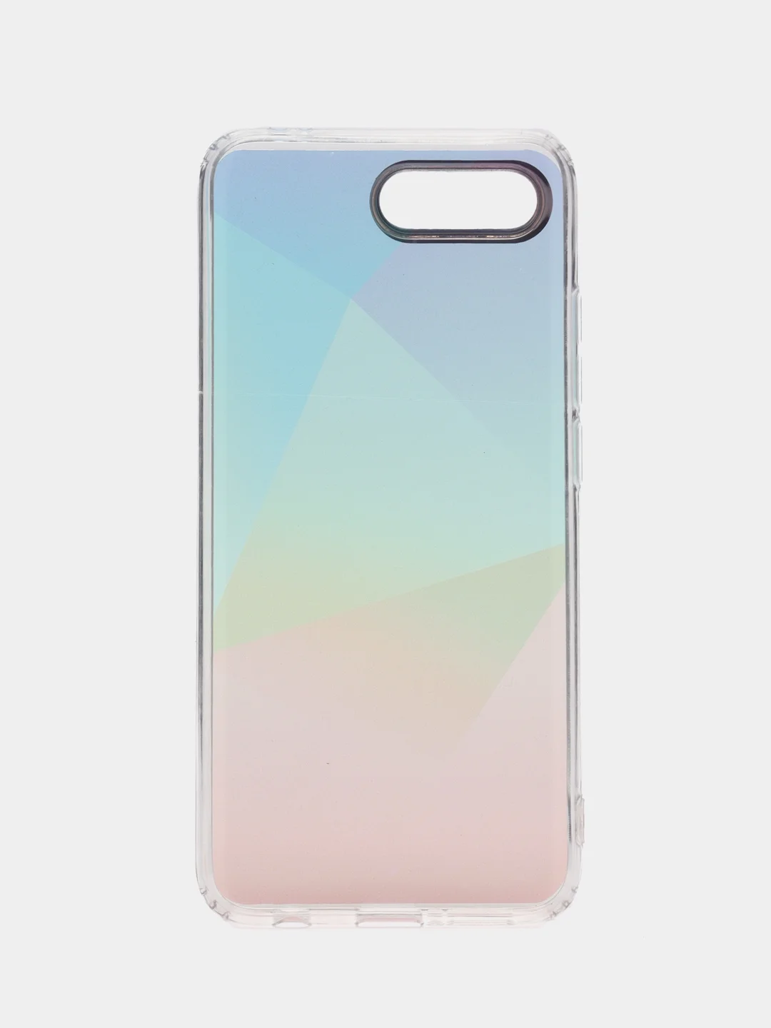 Мятный силиконовый чехол с защитой камеры для Honor 10 с рисунком,из органического стекла