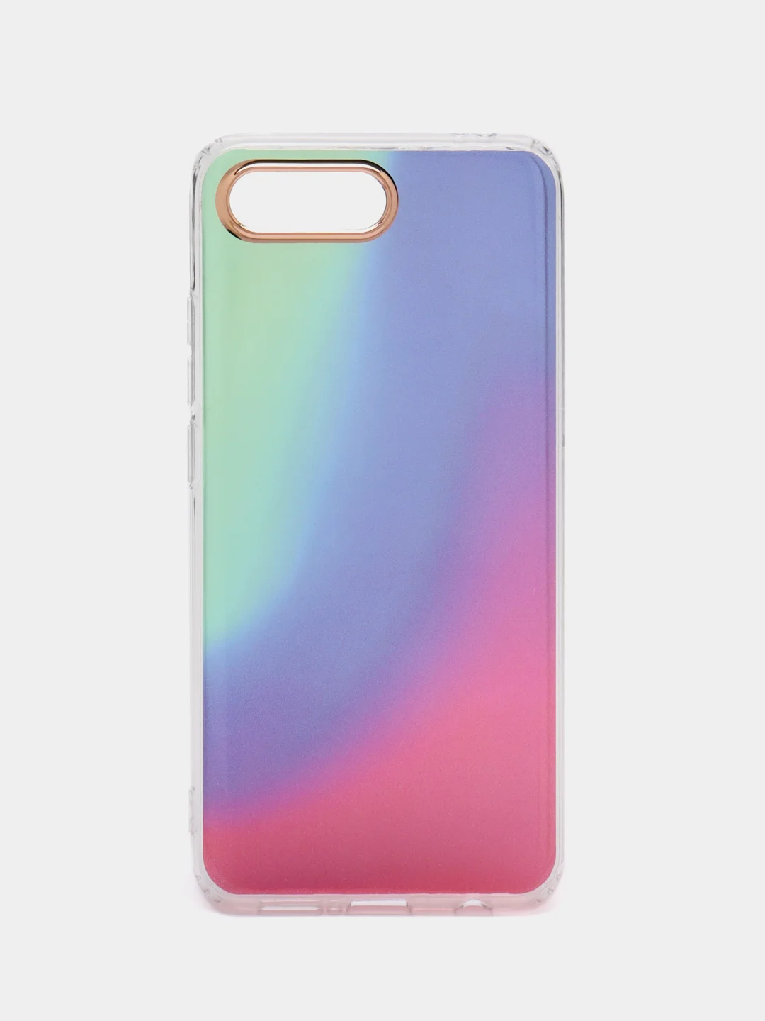 Индиго силиконовый чехол с защитой камеры для Honor 10 с рисунком,из органического стекла
