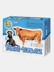 Пазлы детские крупные Maxi " Домашние животные ", "Дикие животные " 6 животных.Макси пазлы