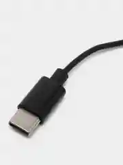 Микрофон петличный, проводной, с выходом Type-C, черный, 1,5 м