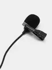 Микрофон петличный, проводной, с выходом Type-C, черный, 1,5 м