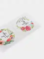 Конфетный набор наклеек с надписью "Thank you", "Спасибо"