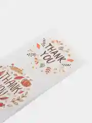 Карамельный набор наклеек с надписью "Thank you", "Спасибо"