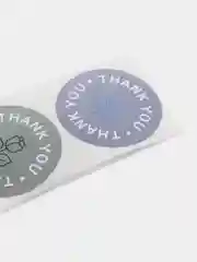 Голубой набор наклеек с надписью "Thank you", "Спасибо"