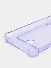 Лавандовый чехол противоударный для Realme C31 / Реалми С31 прозрачный, с карманом для карты