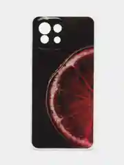 Бордовый чехол Mi 11 Lite, Xiaomi 11 Lite 5G NE, Ми 11 Лайт, Сяоми 11 Лайт, силиконовый с рисунком