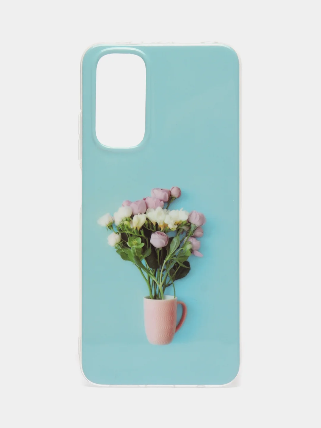 Лазурный чехол Xiaomi Redmi Note 11 4G, Note 11S, Сяоми Редми Нот 11 4G, 11С силиконовый с рисунком