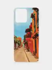 Лазурный чехол для Realme C30, C30s, Narzo 50i Prime, с рисунком