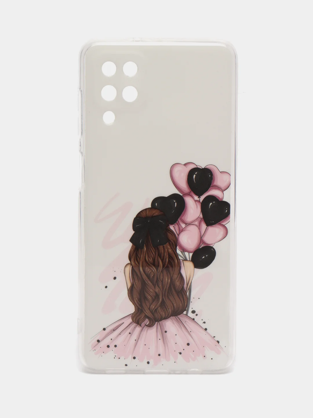 Пудровый чехол Samsung Galaxy A12 / M12, Самсунг Галакси А12 / М12 с рисунком Игра в кальмара
