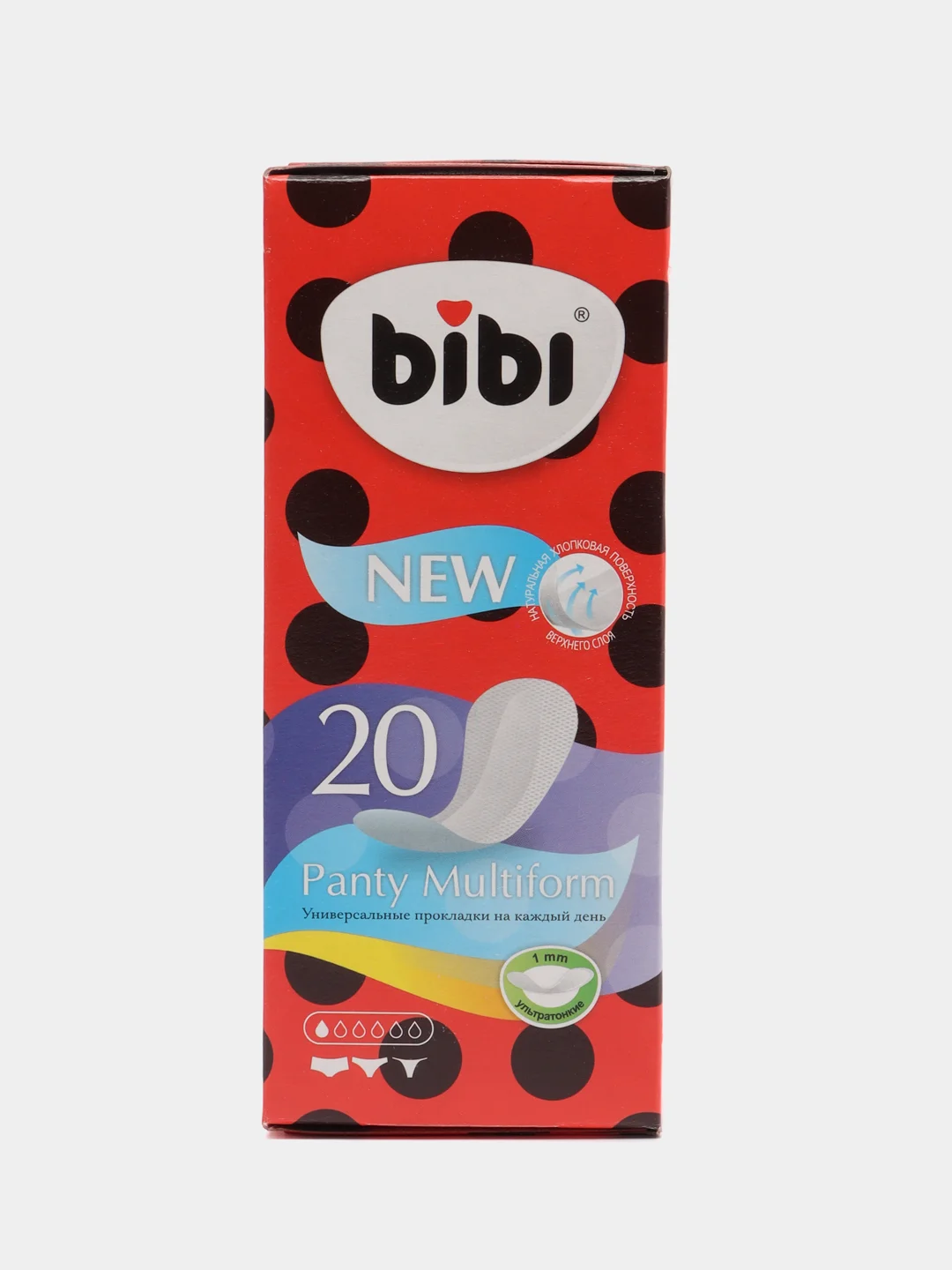 Прокладки ежедневные мультиформ "BIBI" 20шт