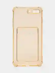 Бронзовый чехол для iPhone 7,8 PLUS с карманом для карт