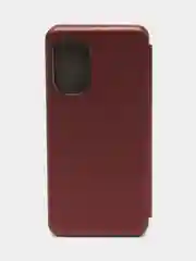 Бордовый чехол-книжка Tecno Camon 19, 19 Pro (Техно Камон 19, 19 Про)