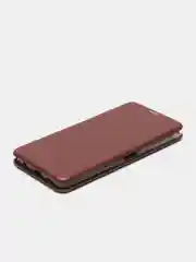 Бордовый чехол-книжка Tecno Camon 19, 19 Pro (Техно Камон 19, 19 Про)