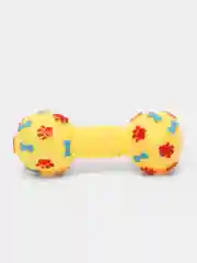 Желтый игрушка для собак "Косточка", с пищалкой