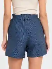 Синий шорты женские