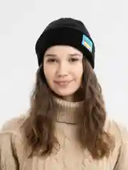 Черный шапка унисекс