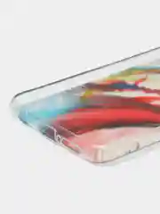 Алый силиконовый чехол с защитой камеры для Honor 10 с рисунком,из органического стекла