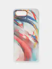 Алый силиконовый чехол с защитой камеры для Honor 10 с рисунком,из органического стекла