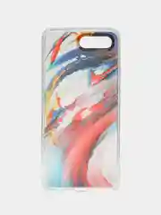 Алый силиконовый чехол с защитой камеры для Honor 10 с рисунком,из органического стекла