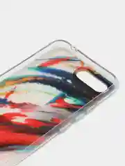 Алый силиконовый чехол с защитой камеры для Honor 10 с рисунком,из органического стекла