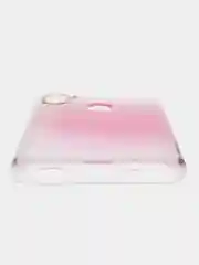 Фуксия силиконовый чехол Samsung A11 M11 рисунком,из органического стекла
