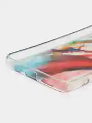 Алый чехол силиконовый для Note 11, с рисунком, из органического стекла