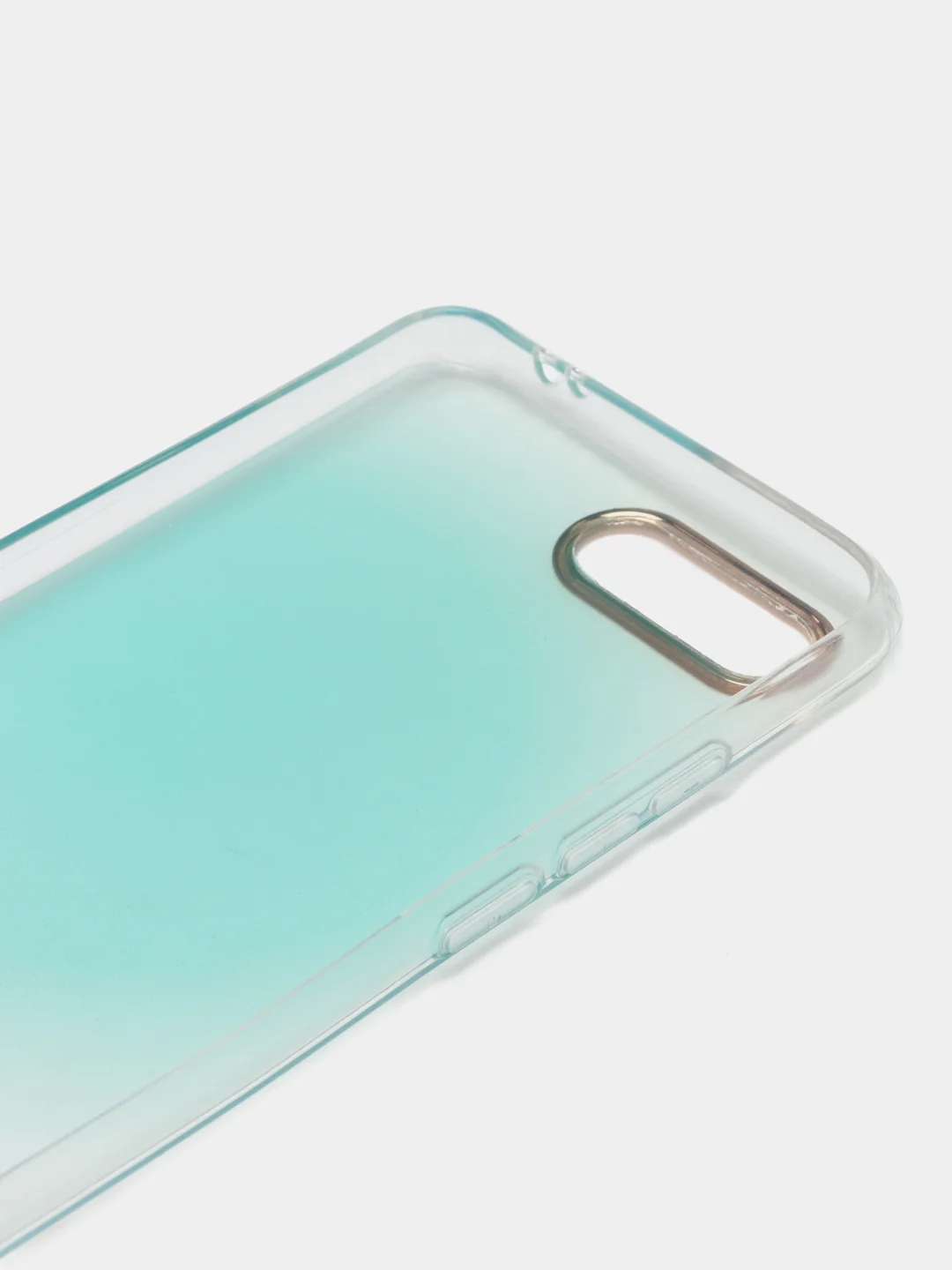 Бирюзовый силиконовый чехол с защитой камеры для Honor 10 с рисунком,из органического стекла