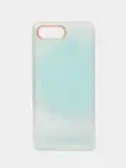 Бирюзовый силиконовый чехол с защитой камеры для Honor 10 с рисунком,из органического стекла