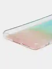 Мятный силиконовый чехол Mi 11t рисунком,из органического стекла