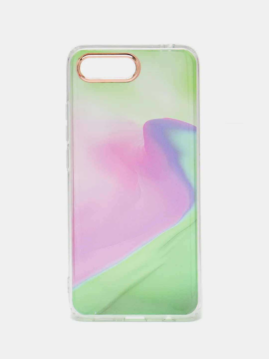 Салатовый силиконовый чехол с защитой камеры для Honor 10 с рисунком,из органического стекла