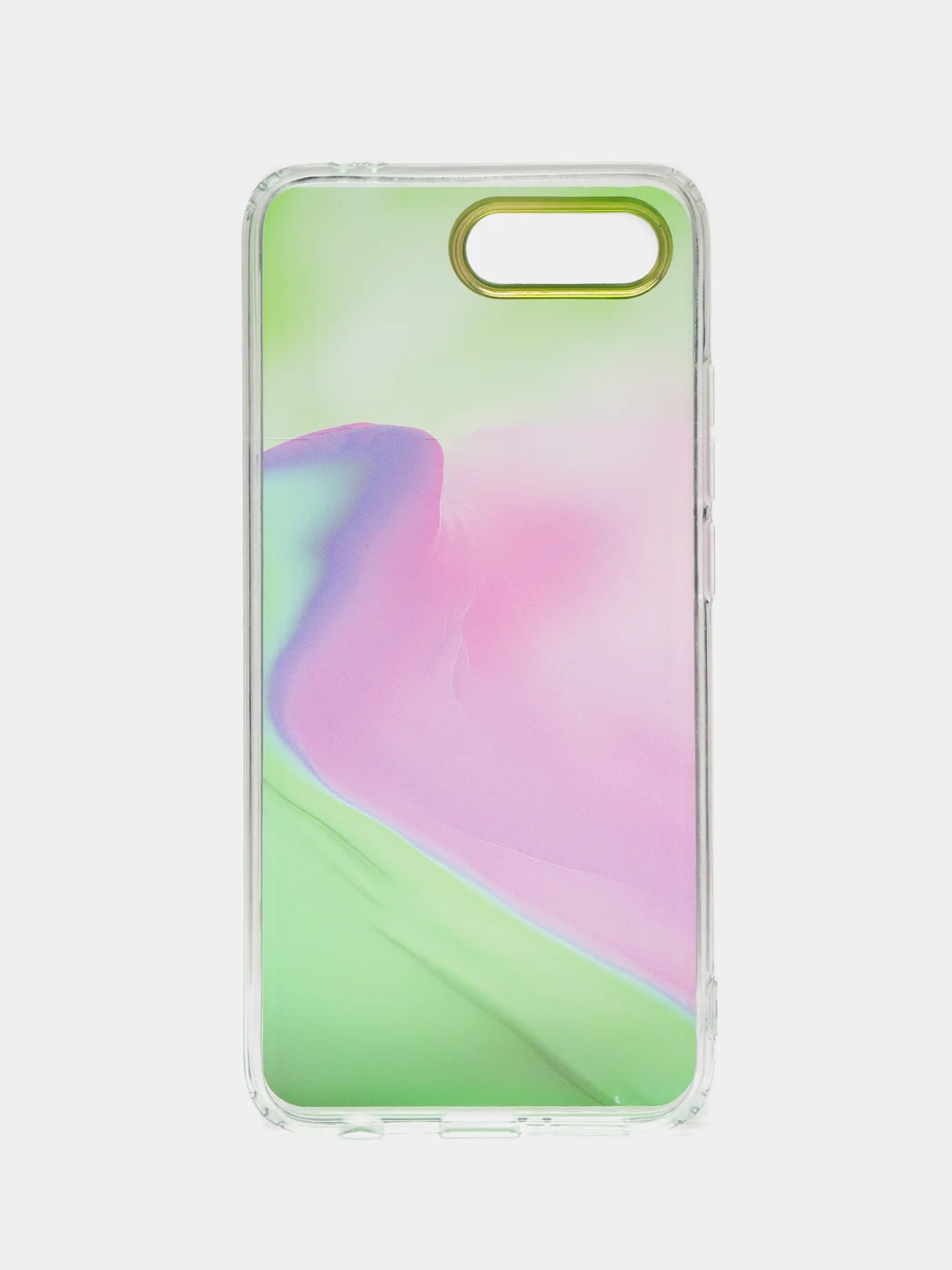 Салатовый силиконовый чехол с защитой камеры для Honor 10 с рисунком,из органического стекла
