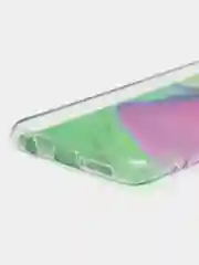 Салатовый силиконовый чехол с защитой камеры для Honor 10 с рисунком,из органического стекла