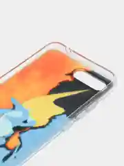 Оранжевый силиконовый чехол с защитой камеры для Honor 10 с рисунком,из органического стекла