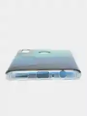 Синий силиконовый чехол с защитой камеры для Honor 10 с рисунком,из органического стекла