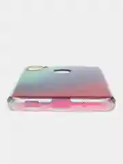 Индиго силиконовый чехол Samsung A11 M11 рисунком,из органического стекла