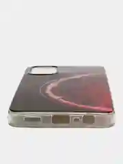 Тёмно-розовый чехол для Samsung Galaxy A13, Самсунг Галакси А13 4G, с рисунком