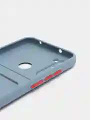 Синий меланж чехол с карманом для карт Xiaomi Redmi Note 8 Pro 9 9A 9C 9T 10 10C 10A 11 Lite 11T Pro